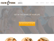 Tablet Screenshot of clubfitnessofmichigan.com